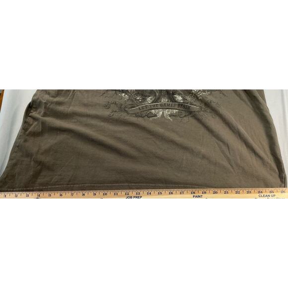 Men's Ivory Outfitters T-shirt 2XL Brown Long Sleeve Hunting Season - Picture 6 of 6